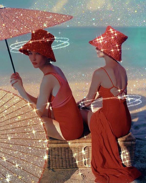 Beach Vibes - Vertical Art Print