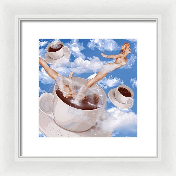 But, First Coffee - Framed Print