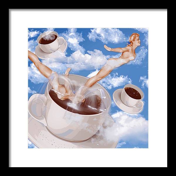 But, First Coffee - Framed Print