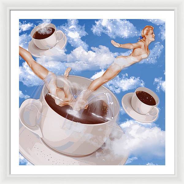 But, First Coffee - Framed Print