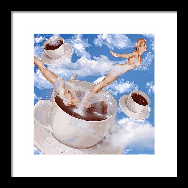 But, First Coffee - Framed Print