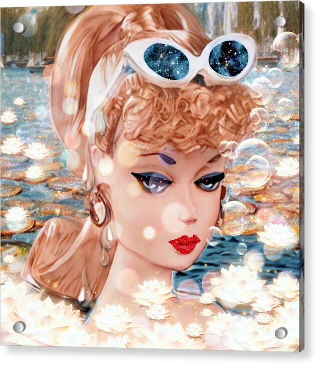 Coming-Up-For-Air Barbie - Acrylic Print