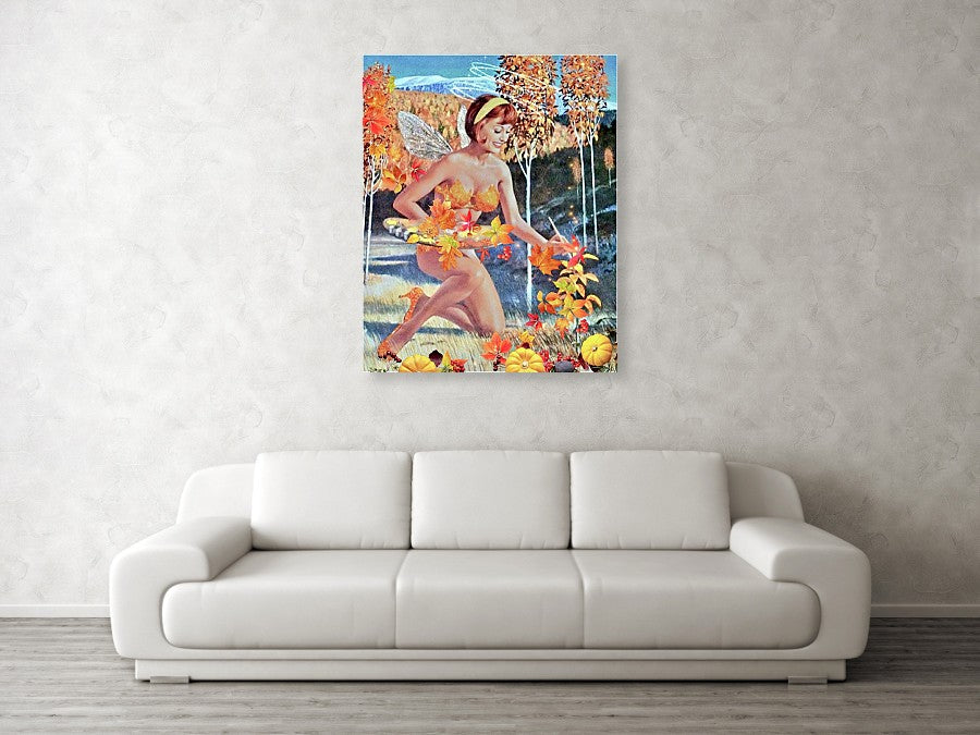 The Autumn Fairy - Canvas Print