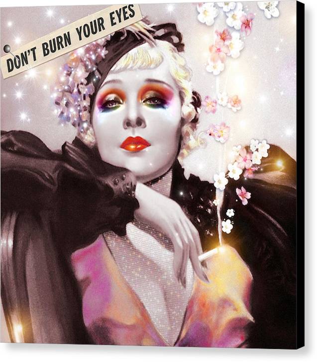 Don't Burn Your Eyes - Canvas Print