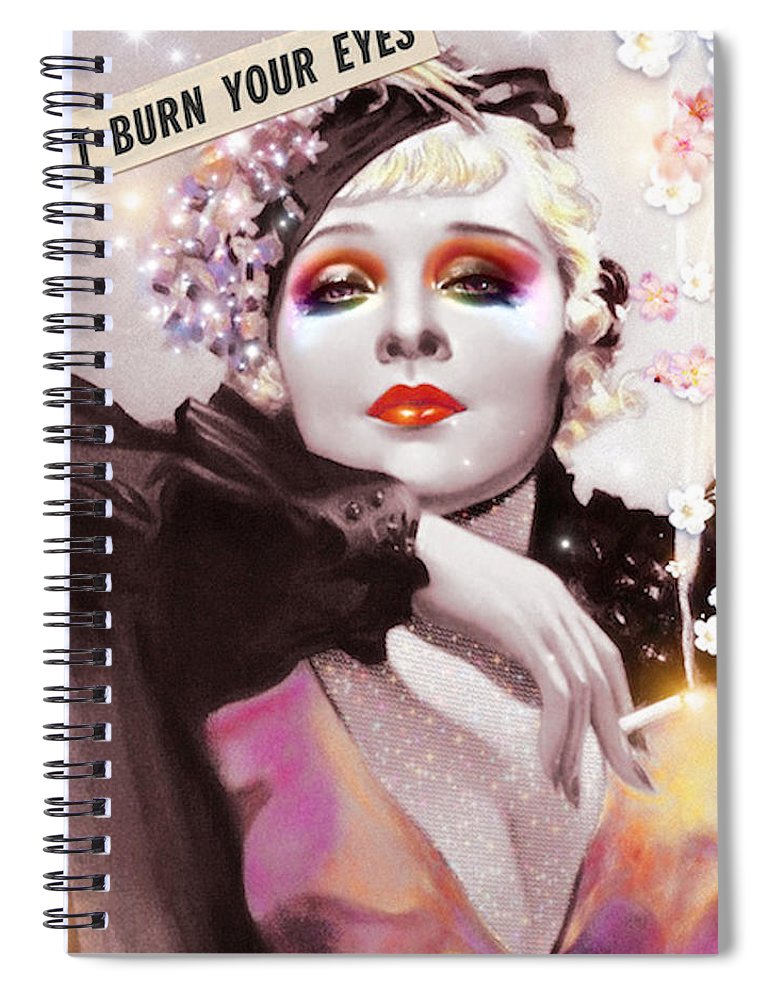 Don't Burn Your Eyes - Spiral Notebook