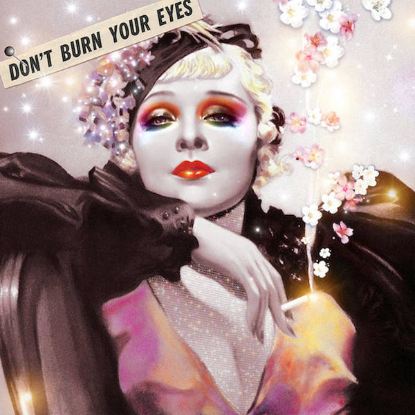 Don't Burn Your Eyes - Square Art Print