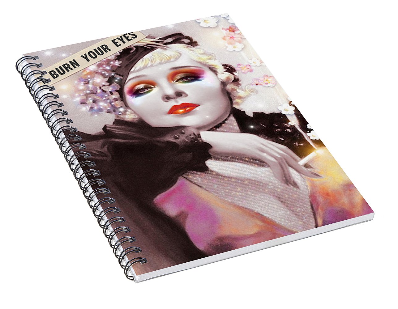 Don't Burn Your Eyes - Spiral Notebook