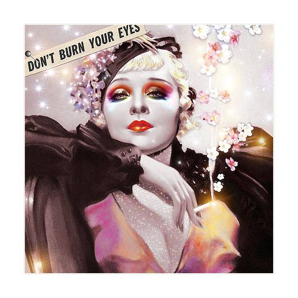 Don't Burn Your Eyes - Square Art Print