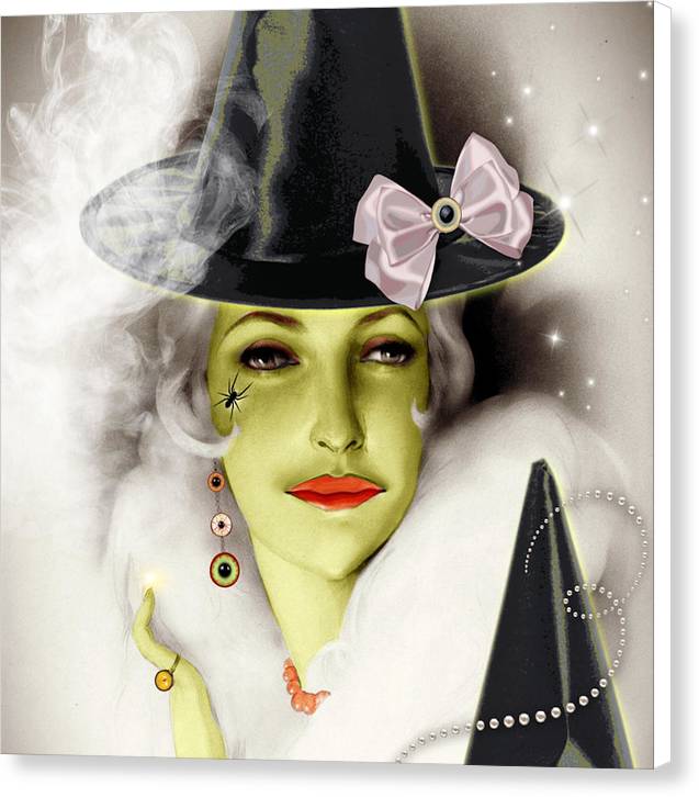 FaBOOously Wicked - Halloween Canvas Print