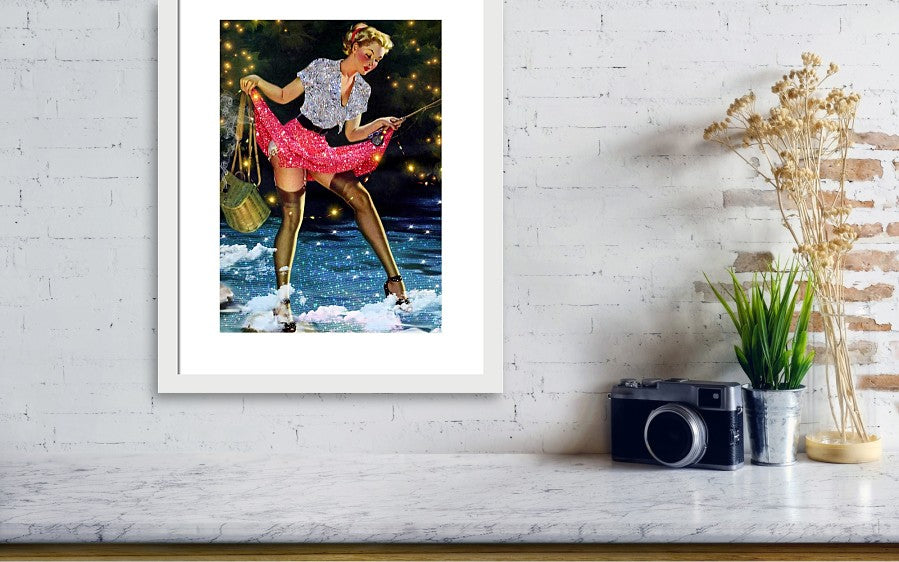 Fishin' Pretty - Framed Print
