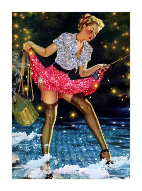 Fishin' Pretty - Vertical Art Print