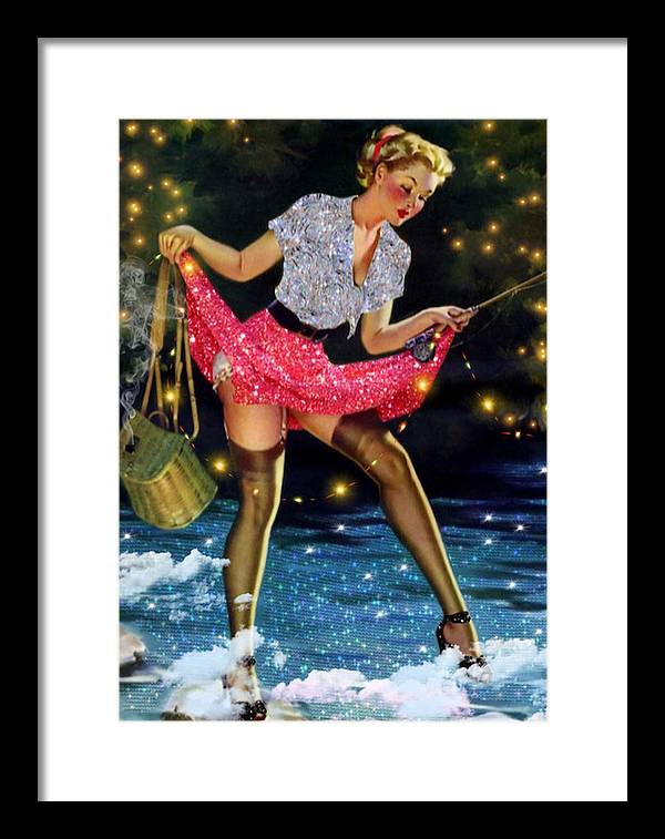 Fishin' Pretty - Framed Print