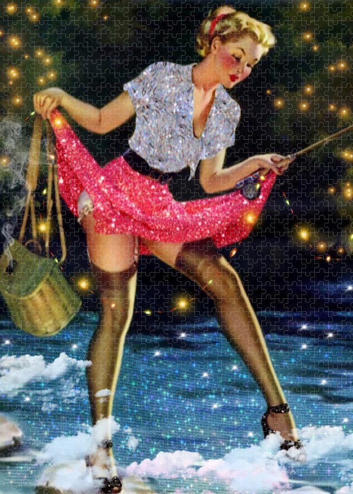 Fishin' Pretty - Jigsaw Puzzle
