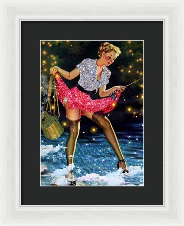 Fishin' Pretty - Framed Print