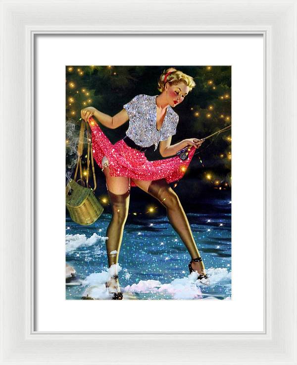 Fishin' Pretty - Framed Print
