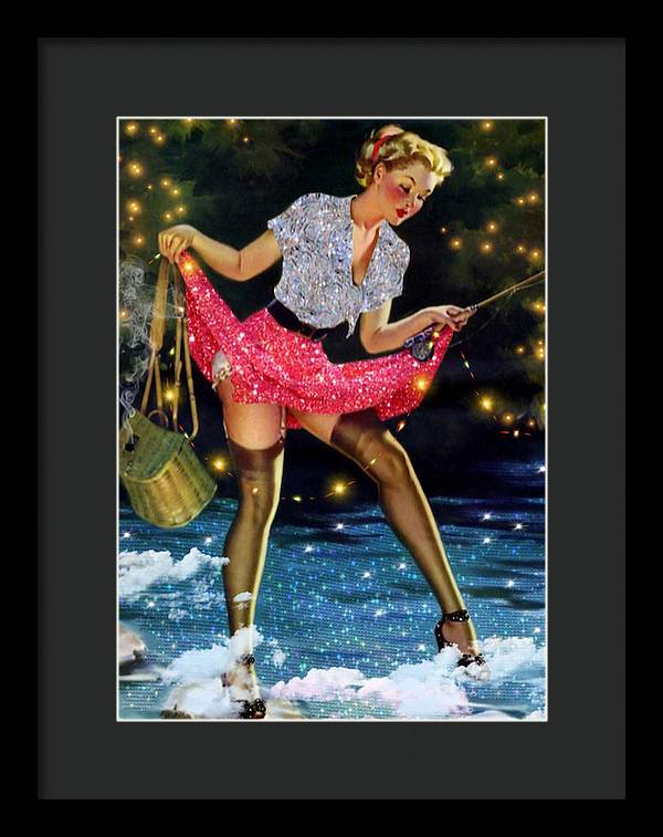 Fishin' Pretty - Framed Print