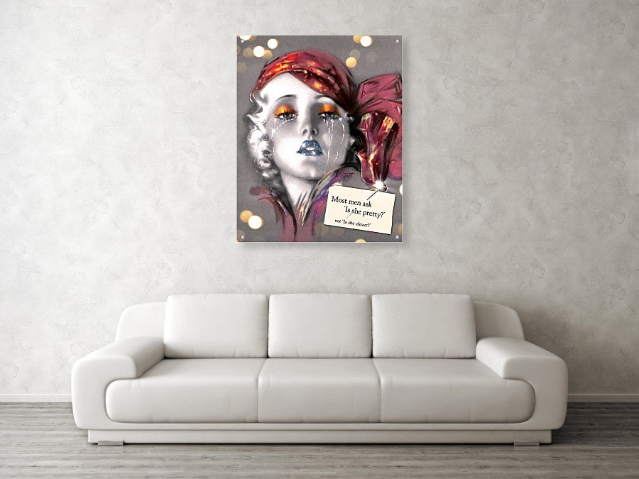 Is She Pretty? - Acrylic Print