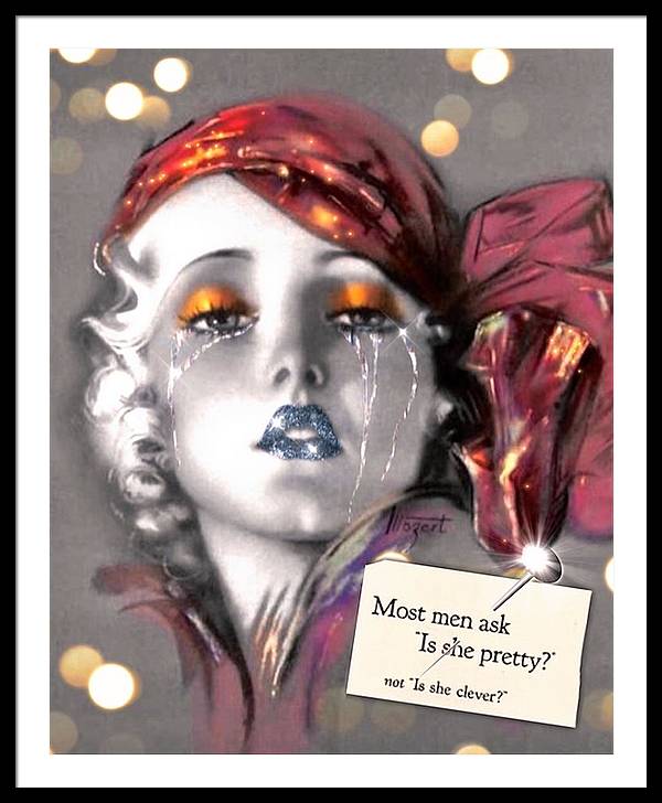 Is She Pretty? - Framed Print