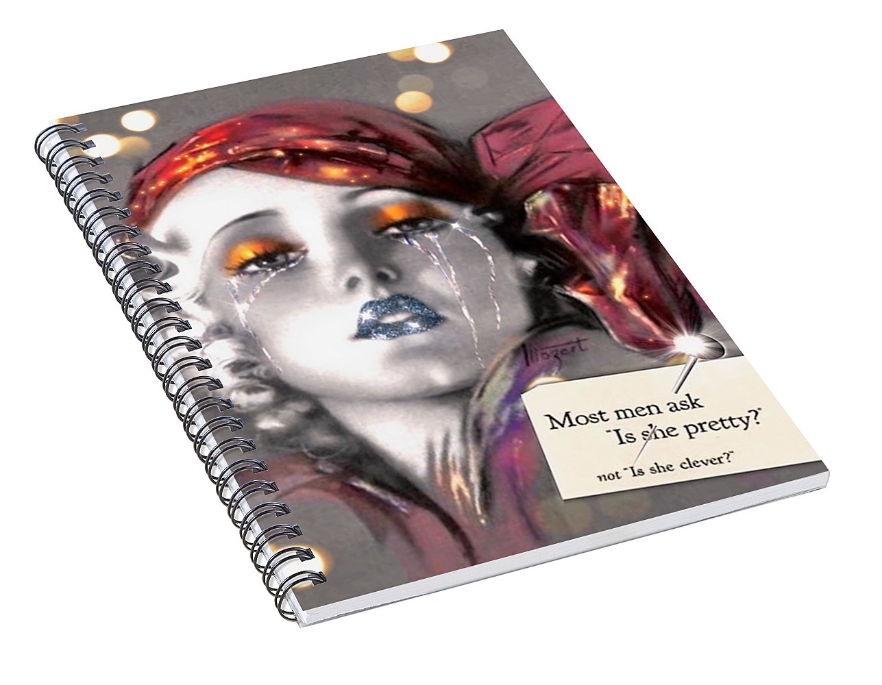 Is She Pretty? - Spiral Notebook
