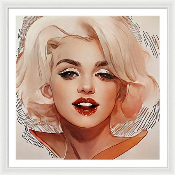 Marilyn - Framed Print