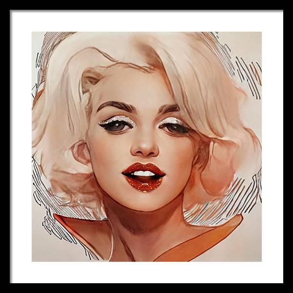 Marilyn - Framed Print
