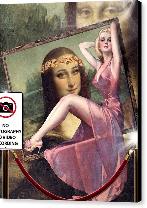 Mischief At The Museum - Canvas Print