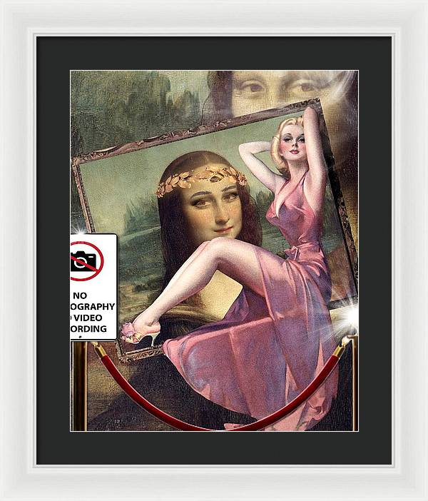 Mischief At The Museum - Framed Print