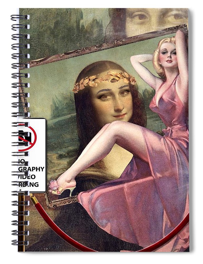Mischief At The Museum - Spiral Notebook