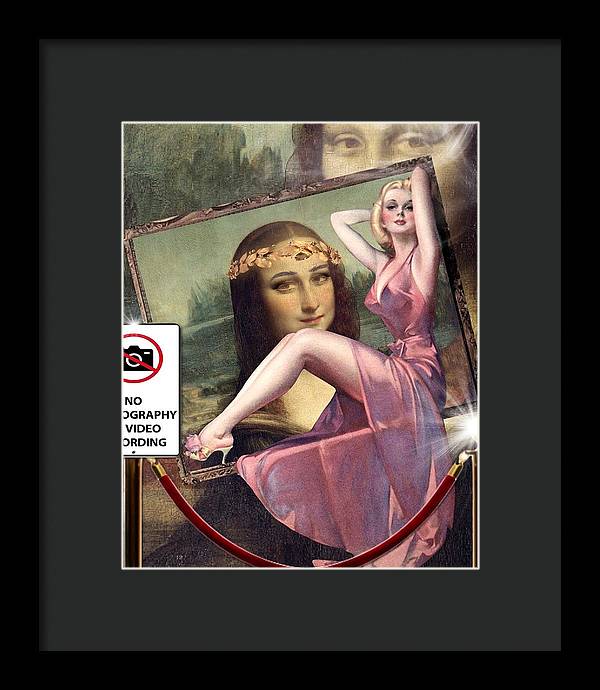 Mischief At The Museum - Framed Print
