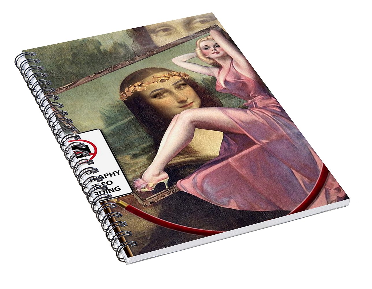 Mischief At The Museum - Spiral Notebook