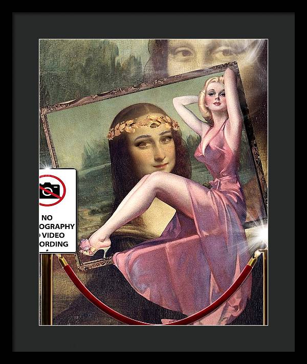 Mischief At The Museum - Framed Print