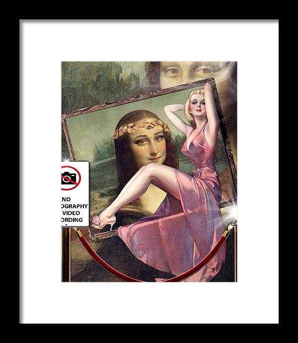 Mischief At The Museum - Framed Print