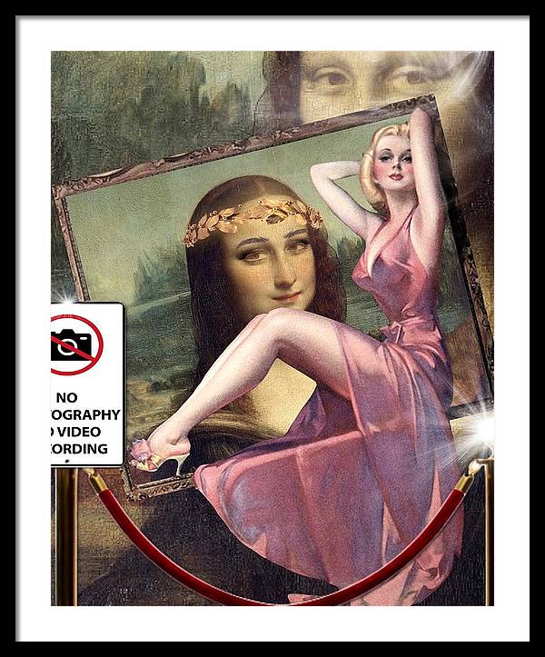 Mischief At The Museum - Framed Print