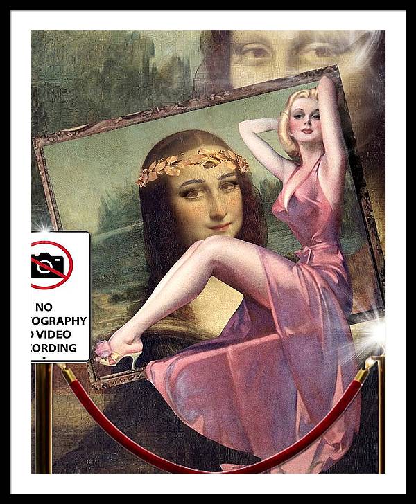 Mischief At The Museum - Framed Print