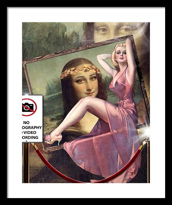 Mischief At The Museum - Framed Print