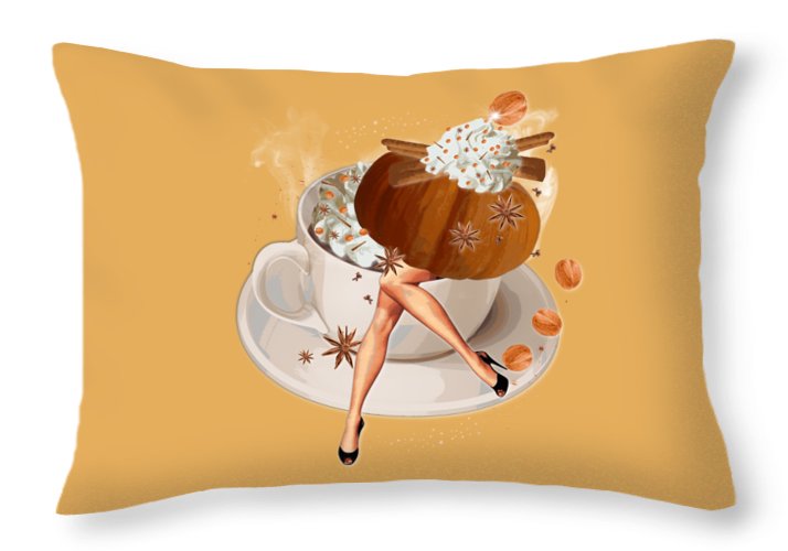 Miss PSL Strikes a Pose - Throw Pillow