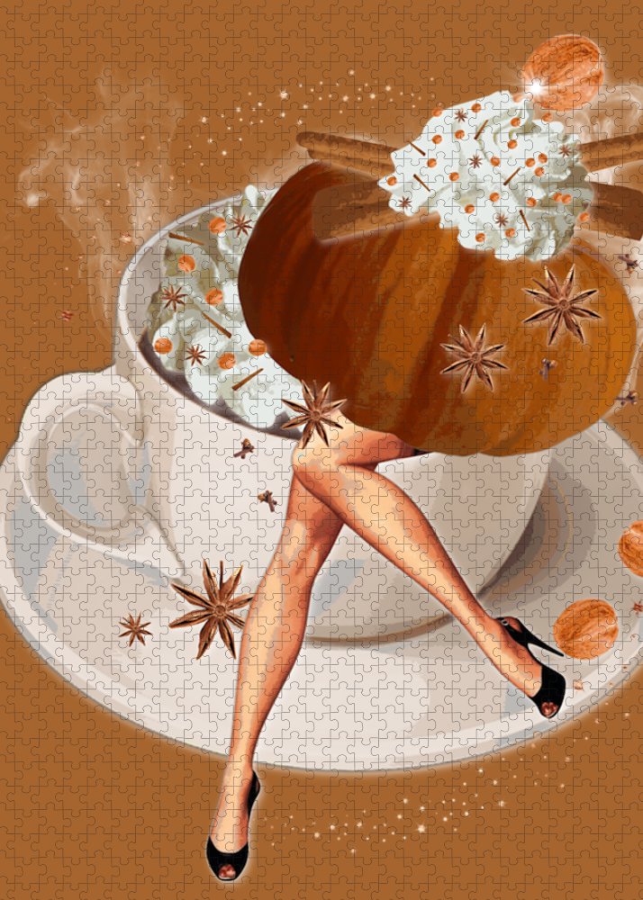 Miss Pumpkin Spicy - Jigsaw Puzzle