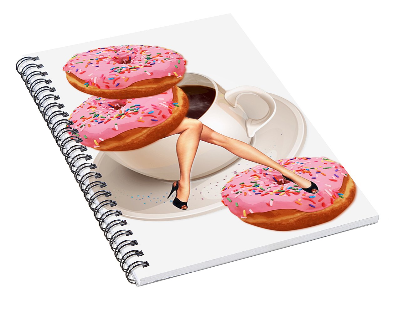 Morning Rush - Spiral Notebook