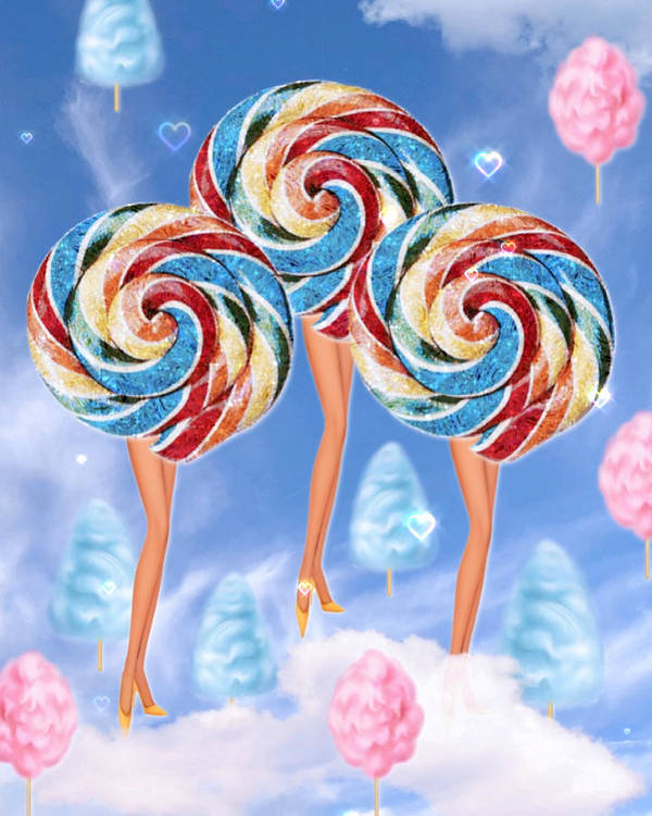 Opposites Attract - Vertical Art Print