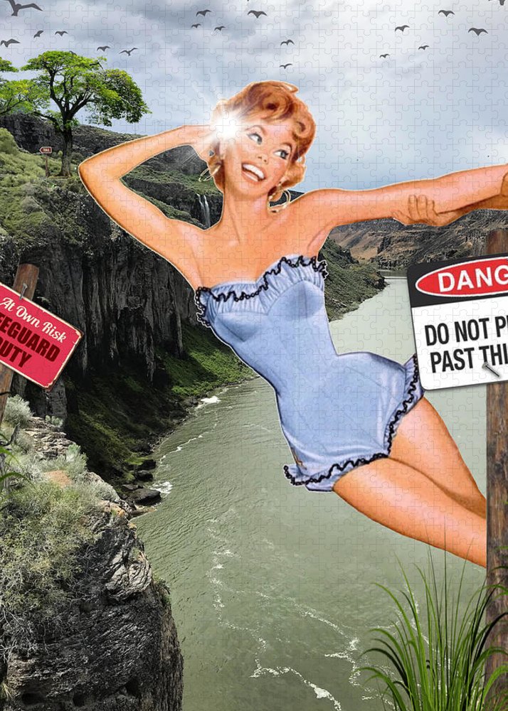 Save Me From My Canyon Selfie - Jigsaw Puzzle