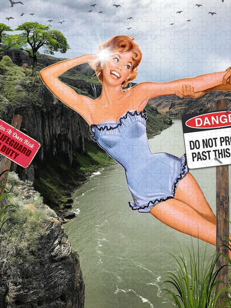 Save Me From My Canyon Selfie - Jigsaw Puzzle