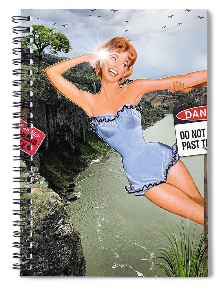 Save Me From My Canyon Selfie - Spiral Notebook