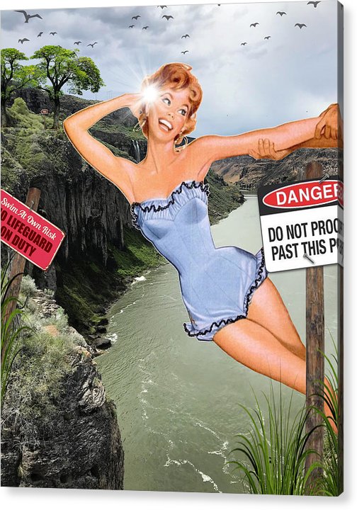 Save Me From My Canyon Selfie - Acrylic Print