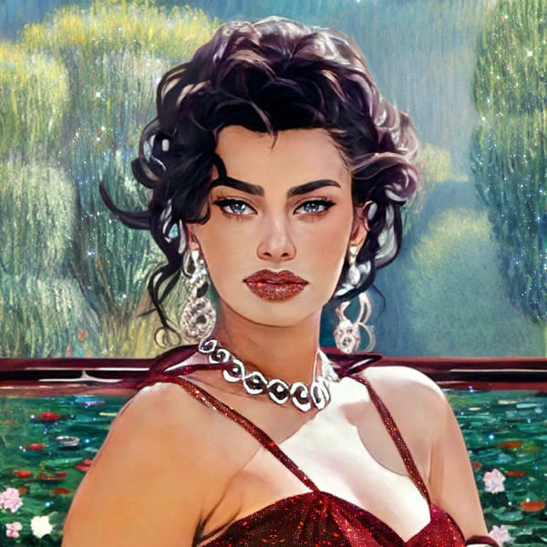 Sophia - Square Art Print