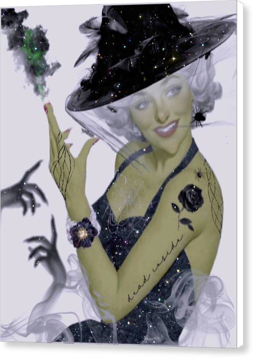 She's Dead Inside - Halloween Canvas Print