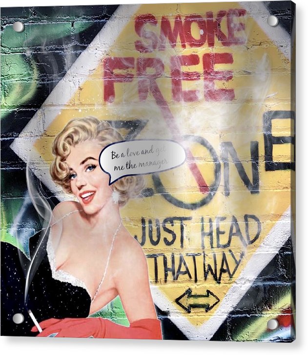 Smoking No-Smoking Zone - Acrylic Print