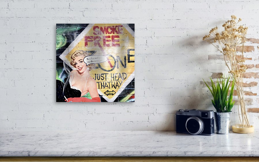 Smoking No-Smoking Zone - Acrylic Print