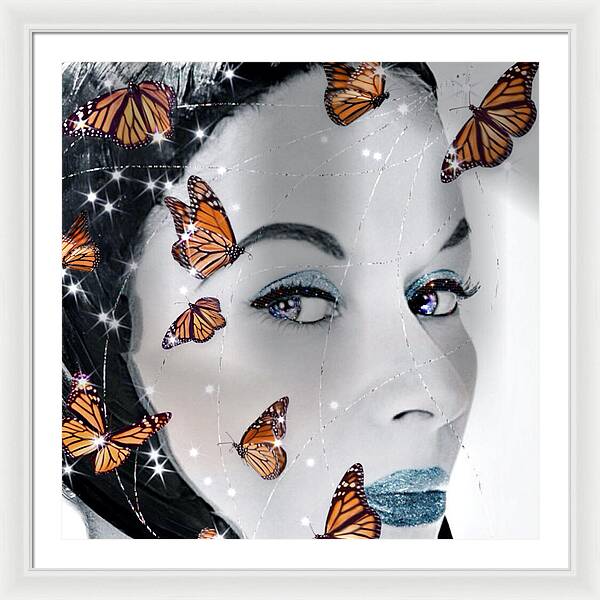 The Butterfly Catcher - Framed Print