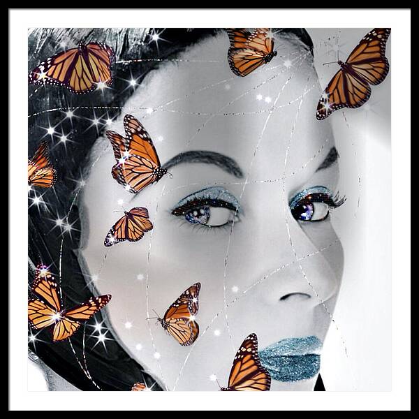 The Butterfly Catcher - Framed Print