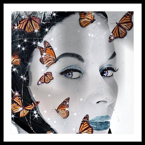 The Butterfly Catcher - Framed Print